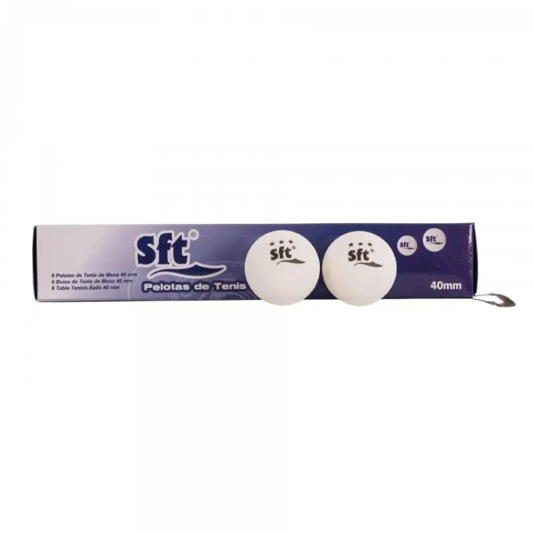 Box of 6 table tennis balls
