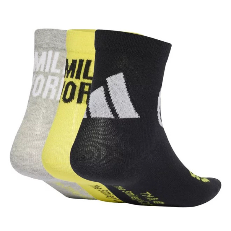 Smiley 3PP Crew Socks x3