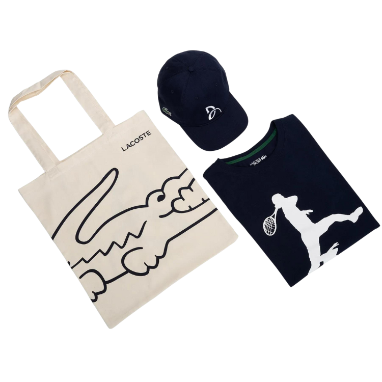 Combo Novak T-Shirt Marine Lacoste