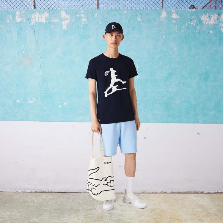 Combo Novak T-Shirt Marine Lacoste