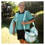 Bolsa Adidas Promatch Ari Sánchez 2026 Blanco turquesa