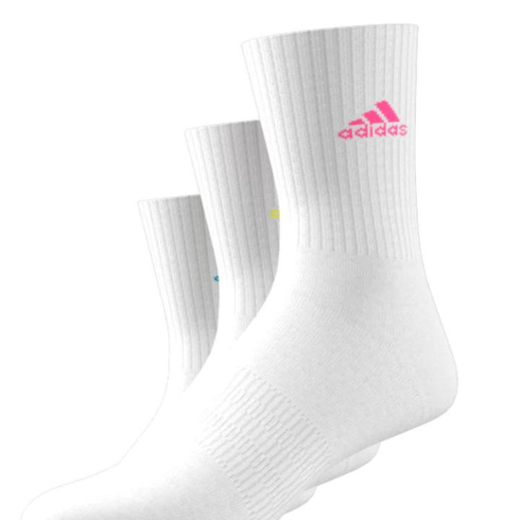 Calcetines Adidas C SPW CRW 3p Blanco multicolor
