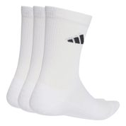 Calcetines Adidas Essentials Crew Acolchados 3 Pares Blanco