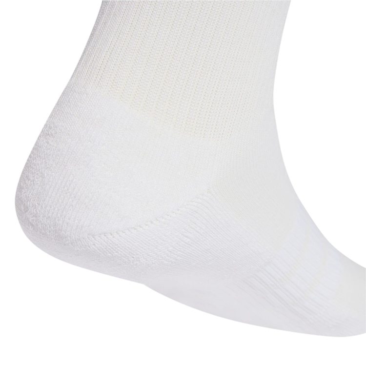Calcetines Adidas Essentials Crew Acolchados 3 Pares Blanco