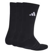 Calcetines Adidas Essentials Crew Acolchados 3 Pares Negro