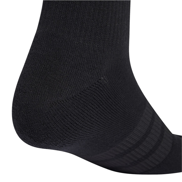 Calcetines Adidas Essentials Crew Acolchados 3 Pares Negro