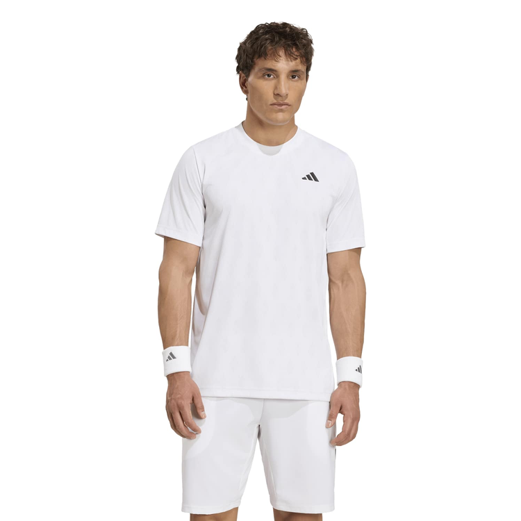 Camiseta Adidas Club Graph Hombre Blanco Gris