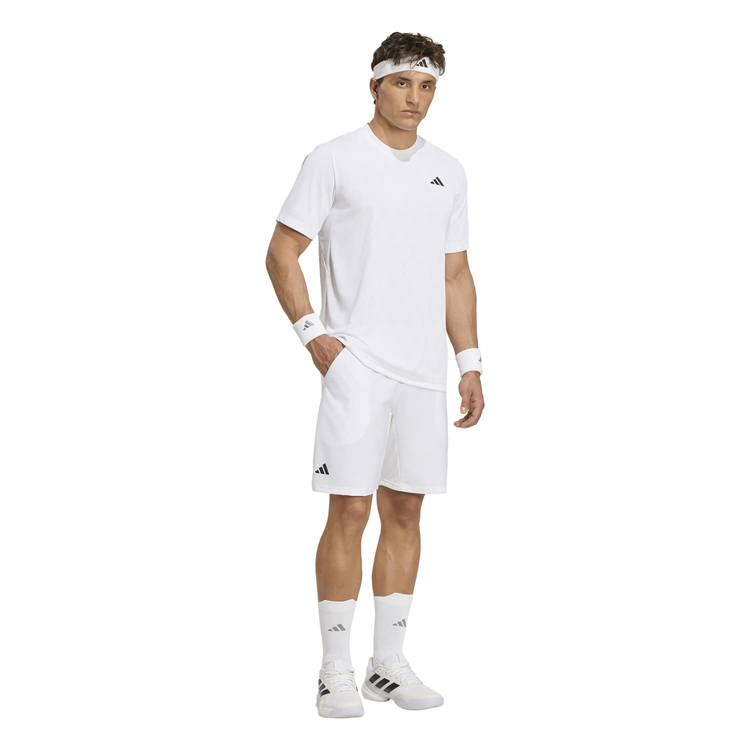 Camiseta Adidas Club Graph Hombre Blanco Gris