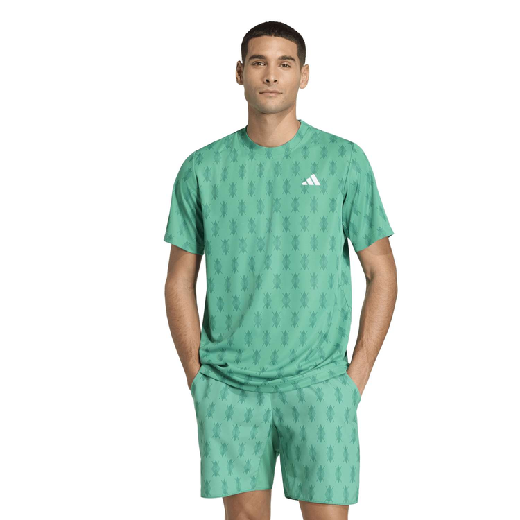 Camiseta Adidas Club Graph Hombre Verde