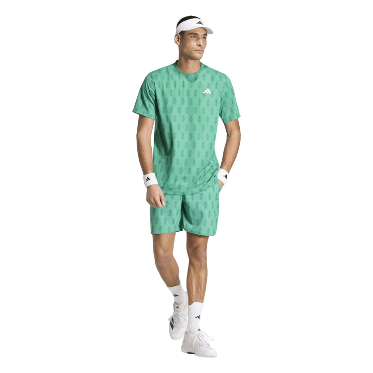 Camiseta Adidas Club Graph Hombre Verde
