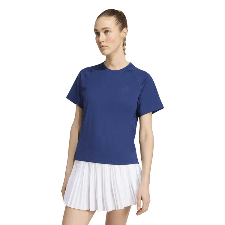 Camiseta Adidas Club Plain Mujer Azul Marino