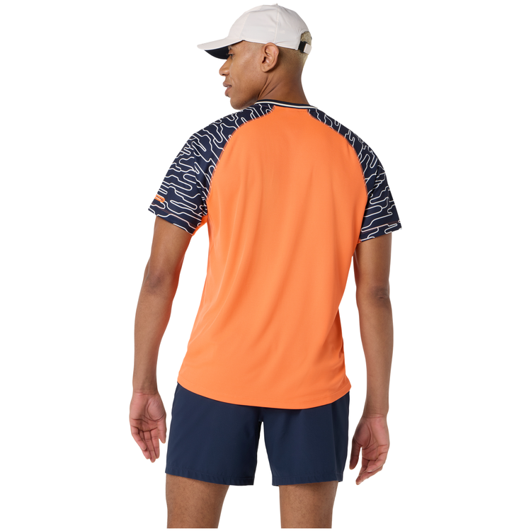 Camiseta Asics Padel Court Hombre Naranja