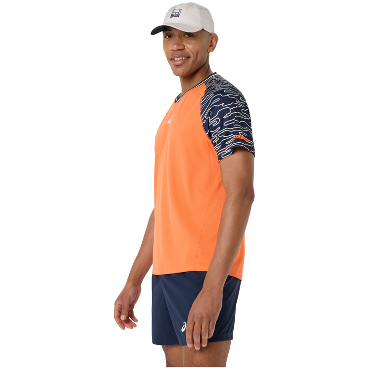 Camiseta Asics Padel Court Hombre Naranja