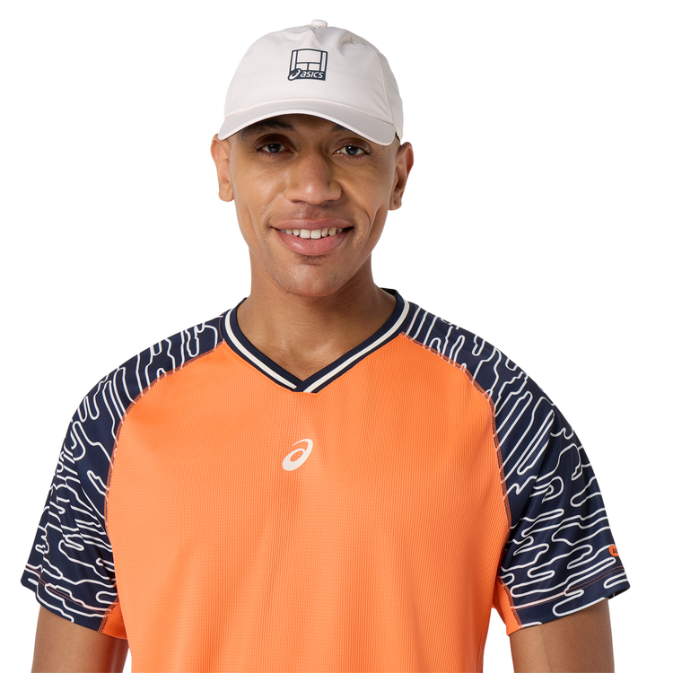 Camiseta Asics Padel Court Hombre Naranja