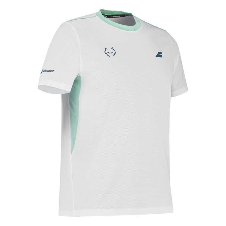 Camiseta Babolat Crew Neck Tee Lebron Hombre Blanco
