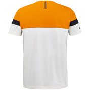 Camiseta Babolat Perf Padel Hombre Blanco naranja
