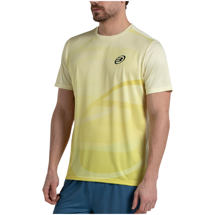 Camiseta Bullpadel Cayon Hombre Amarillo