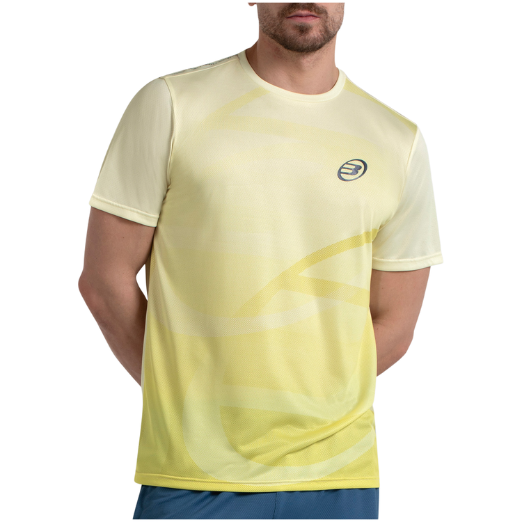 Camiseta Bullpadel Cayon Hombre Amarillo