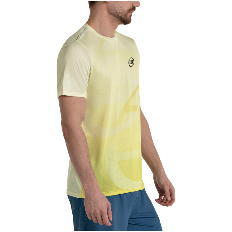Camiseta Bullpadel Cayon Hombre Amarillo