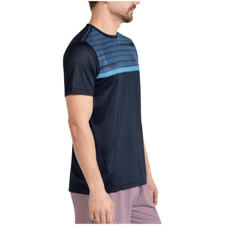 Camiseta Bullpadel Cisun Hombre Azul Marino