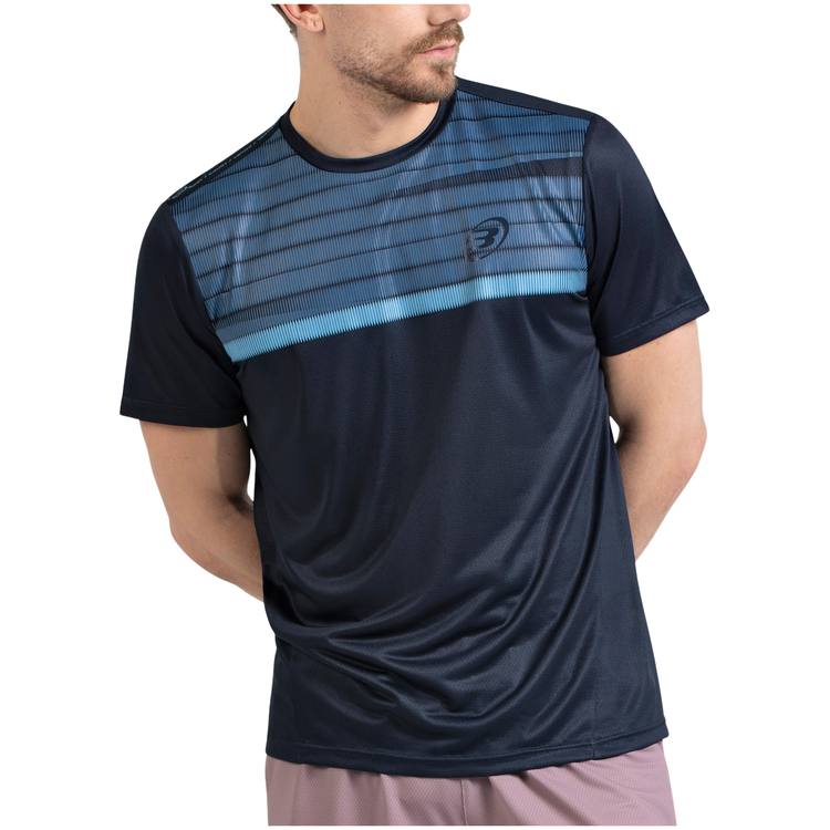 Camiseta Bullpadel Cisun Hombre Azul Marino