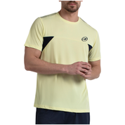 Camiseta Bullpadel Crase Hombre Amarillo