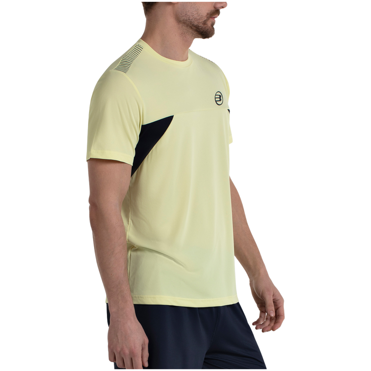 Camiseta Bullpadel Crase Hombre Amarillo