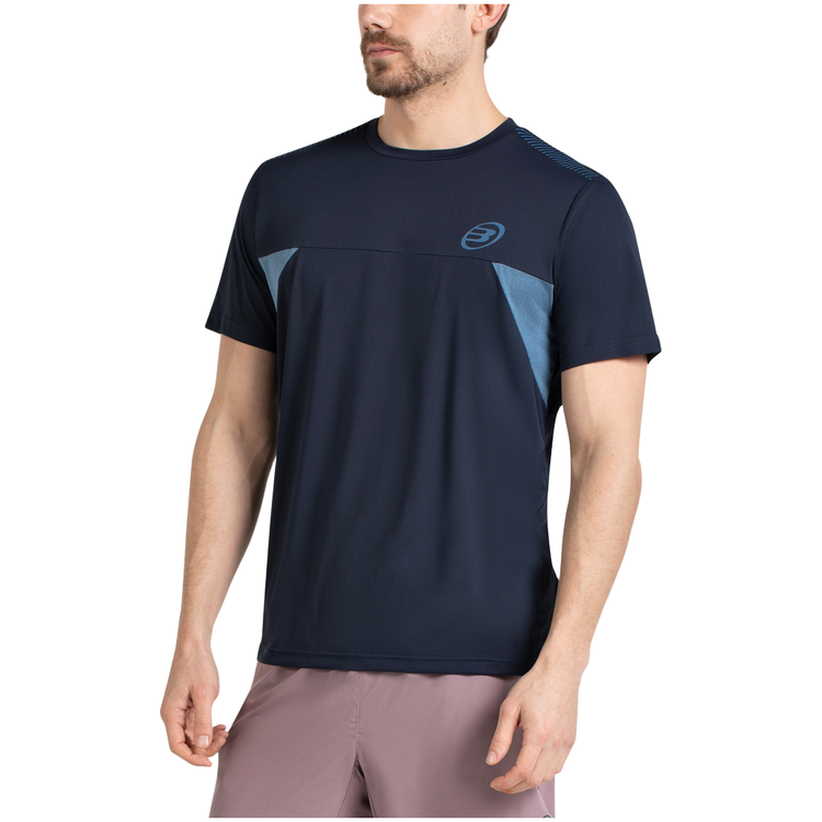 Camiseta Bullpadel Crase Hombre Azul Marino