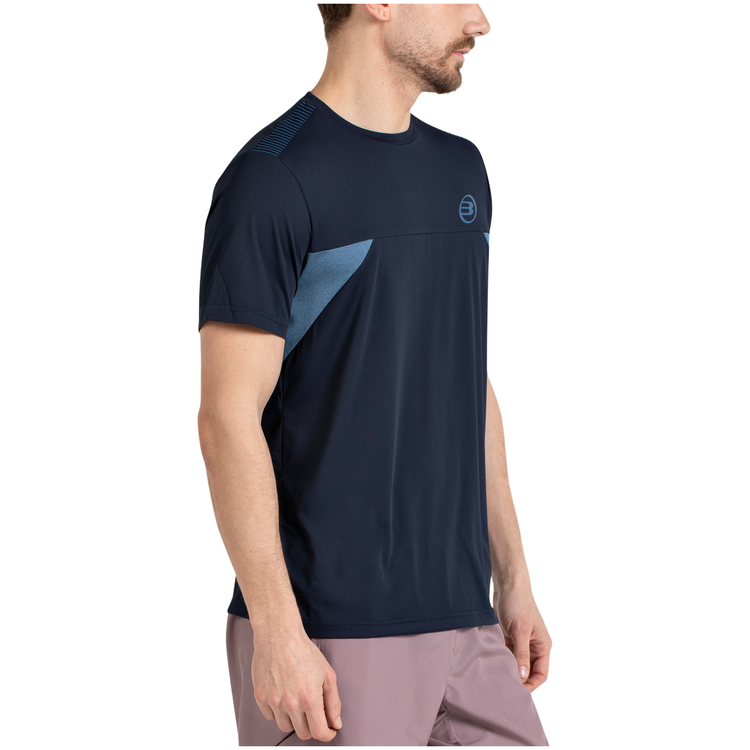 Camiseta Bullpadel Crase Hombre Azul Marino