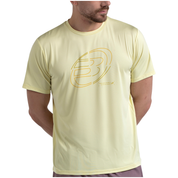 Camiseta Bullpadel Cuno Hombre Amarillo