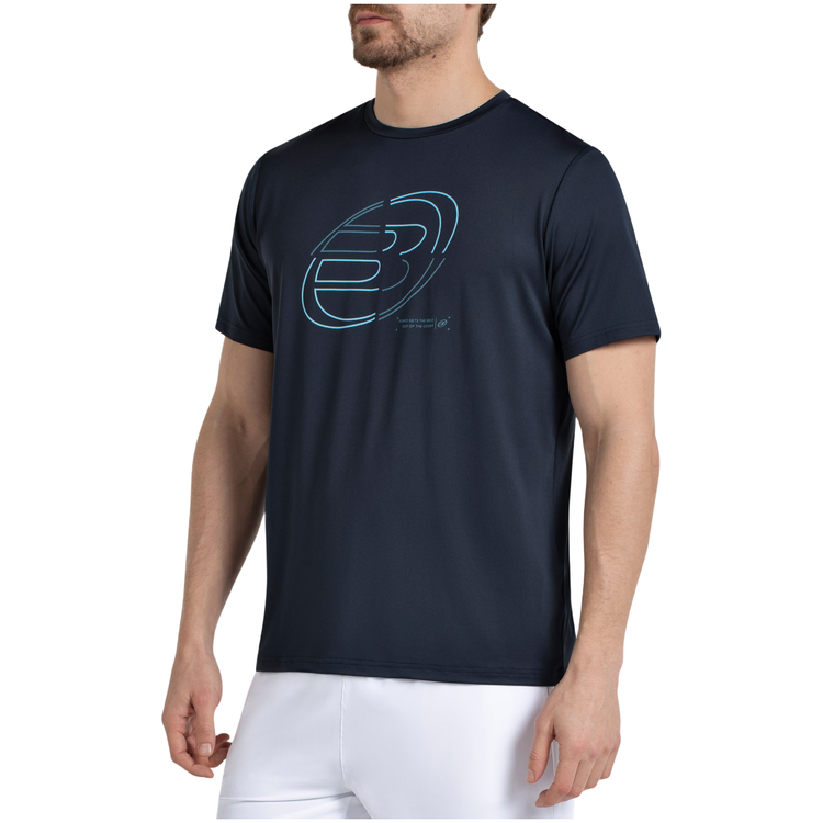 Camiseta Bullpadel Cuno Hombre Azul Marino
