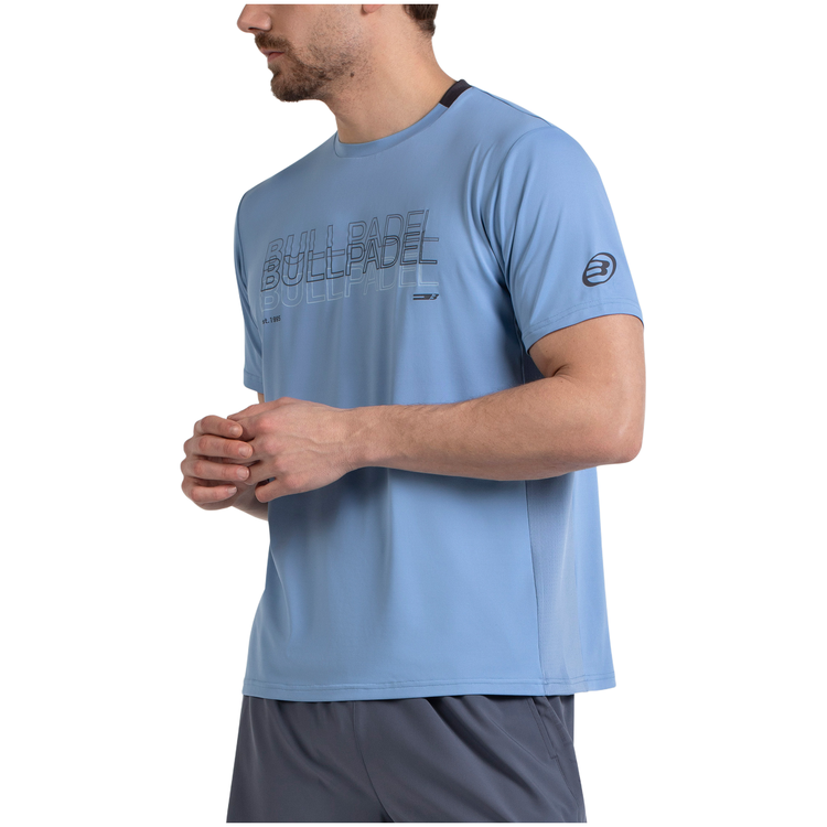 Camiseta Bullpadel Marila Hombre Azul