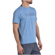 Camiseta Bullpadel Marila Hombre Azul Acero