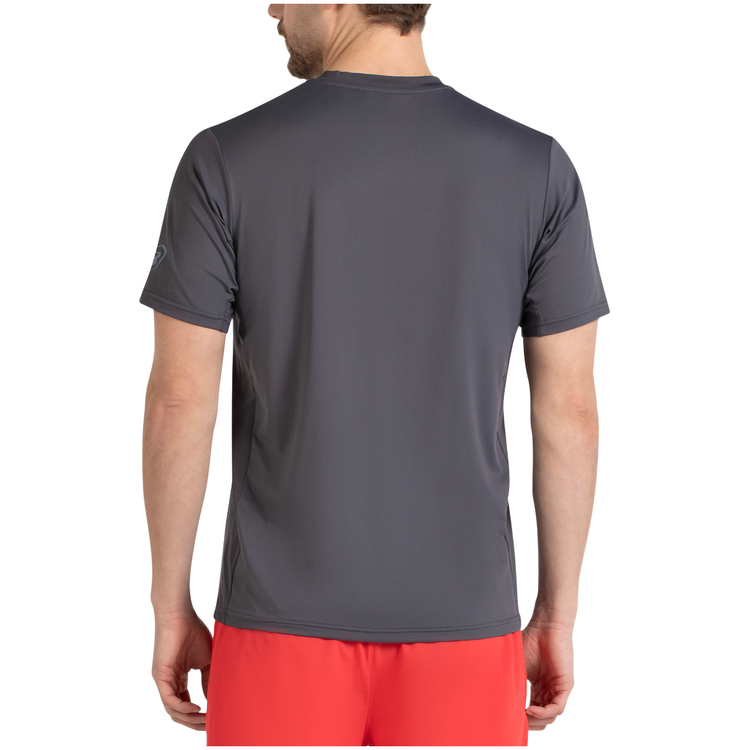 Camiseta Bullpadel Marila Hombre Gris Oscuro