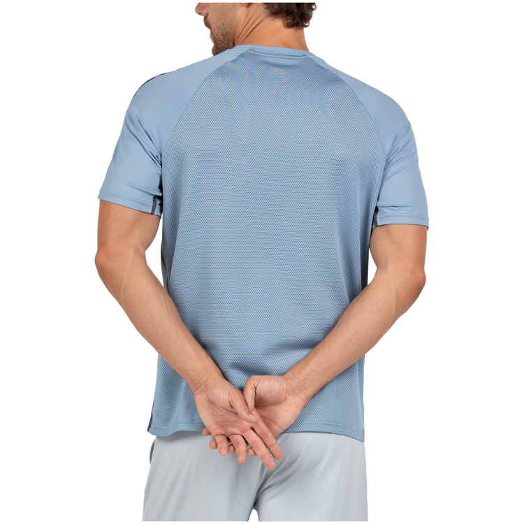 Camiseta Bullpadel Mosal Hombre Azul Acero