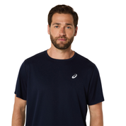 Camiseta Asics Core SS Top Hombre Azul Marino