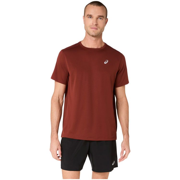Camiseta Asics Core SS Top Hombre Rojo marrón