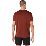 Camiseta Asics Core SS Top Hombre Rojo marrón