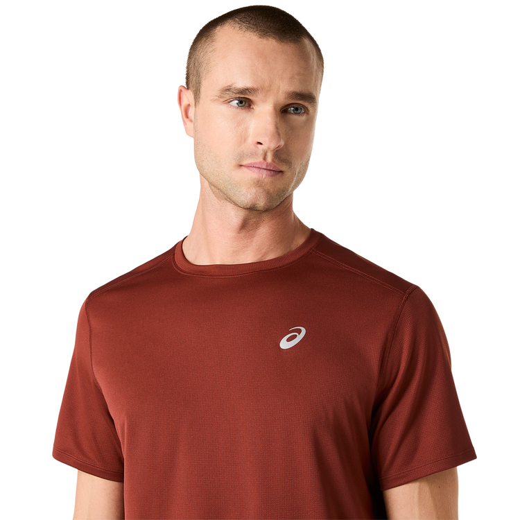 Camiseta Asics Core SS Top Hombre Rojo marrón