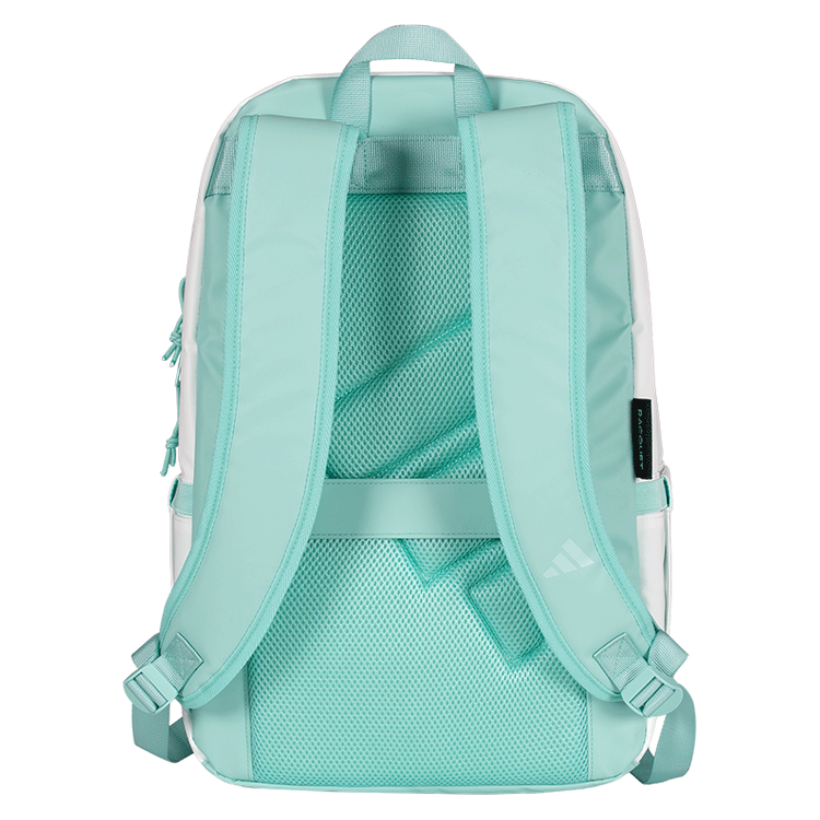 Mochila Adidas Promatch Ari Sánchez 2026 Turquesa blanco