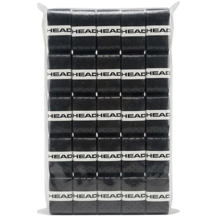 Overgrip Head Prime Tour Perforado Bolsa 50 Negro