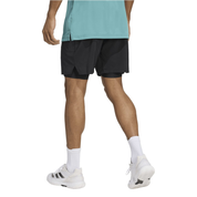 Pantalón Corto Adidas Club 2 en 1 Hombre Negro
