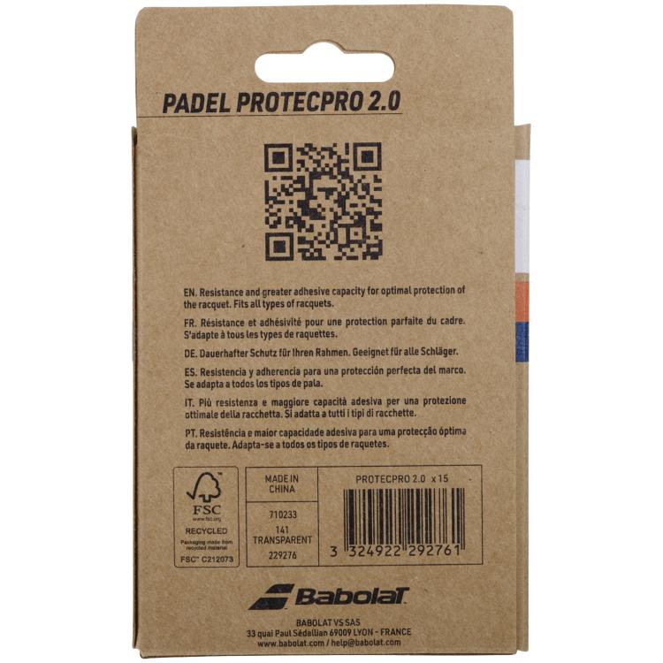 Protector Babolat Protecpro 2.0 Transparente