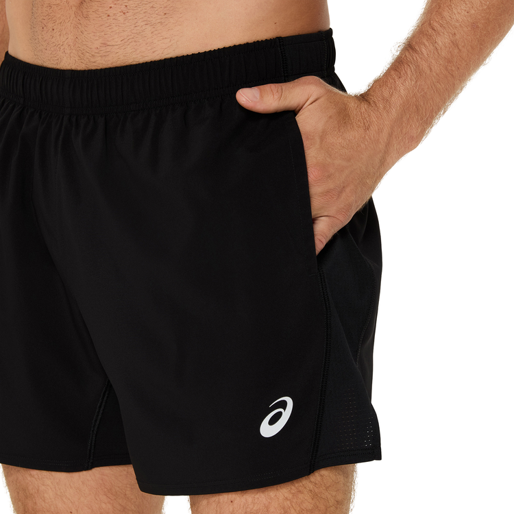 Short Asics Core 5in Hombre Negro