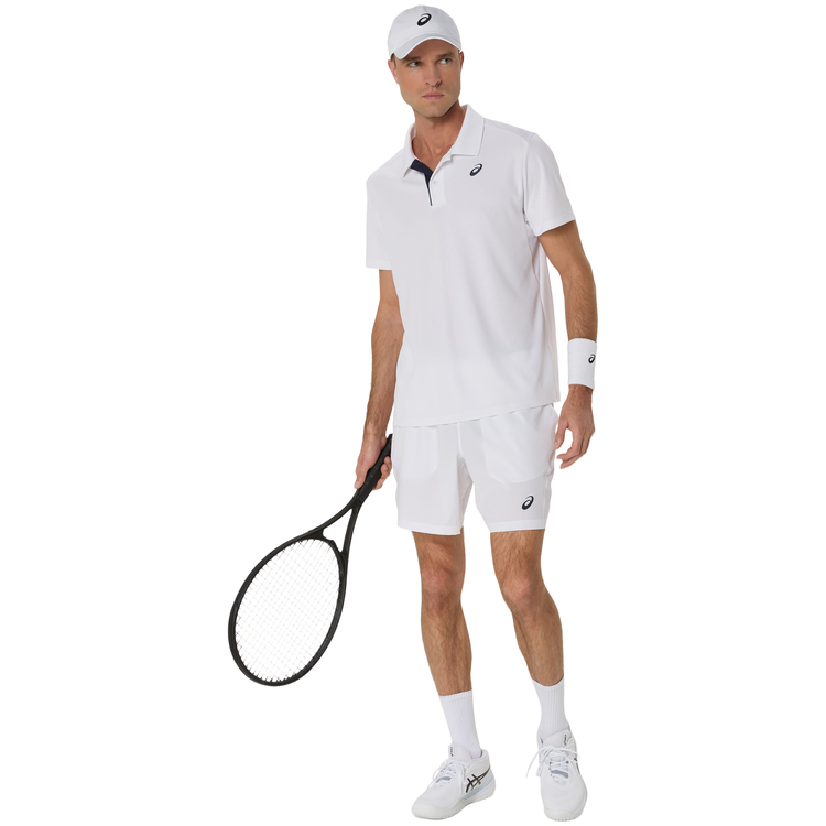 Short Asics Court 7in Hombre Blanco