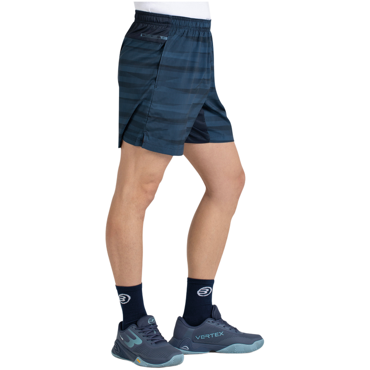 Short Bullpadel Calizo Hombre Azul Marino