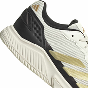 Zapatillas Adidas Courtquick Padel Hombre Blanco Dorado