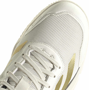 Zapatillas Adidas Courtquick Padel Hombre Blanco Dorado