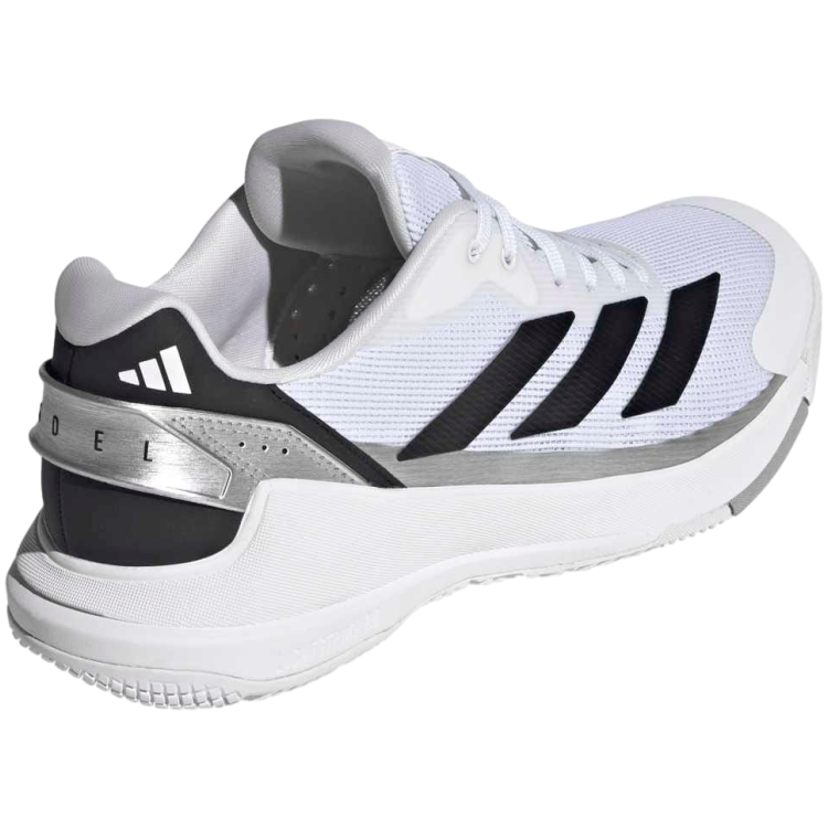 Zapatillas Adidas Crazyquick LS Padel Hombre Blanco Negro Plata