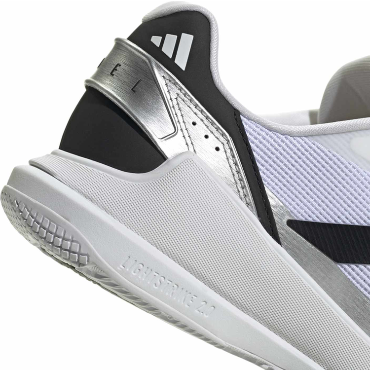 Zapatillas Adidas Crazyquick LS Padel Hombre Blanco Negro Plata